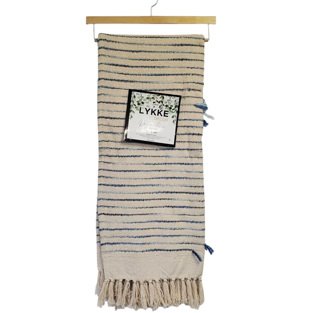 NWT Lykke Decor Decorative Throw Blanket